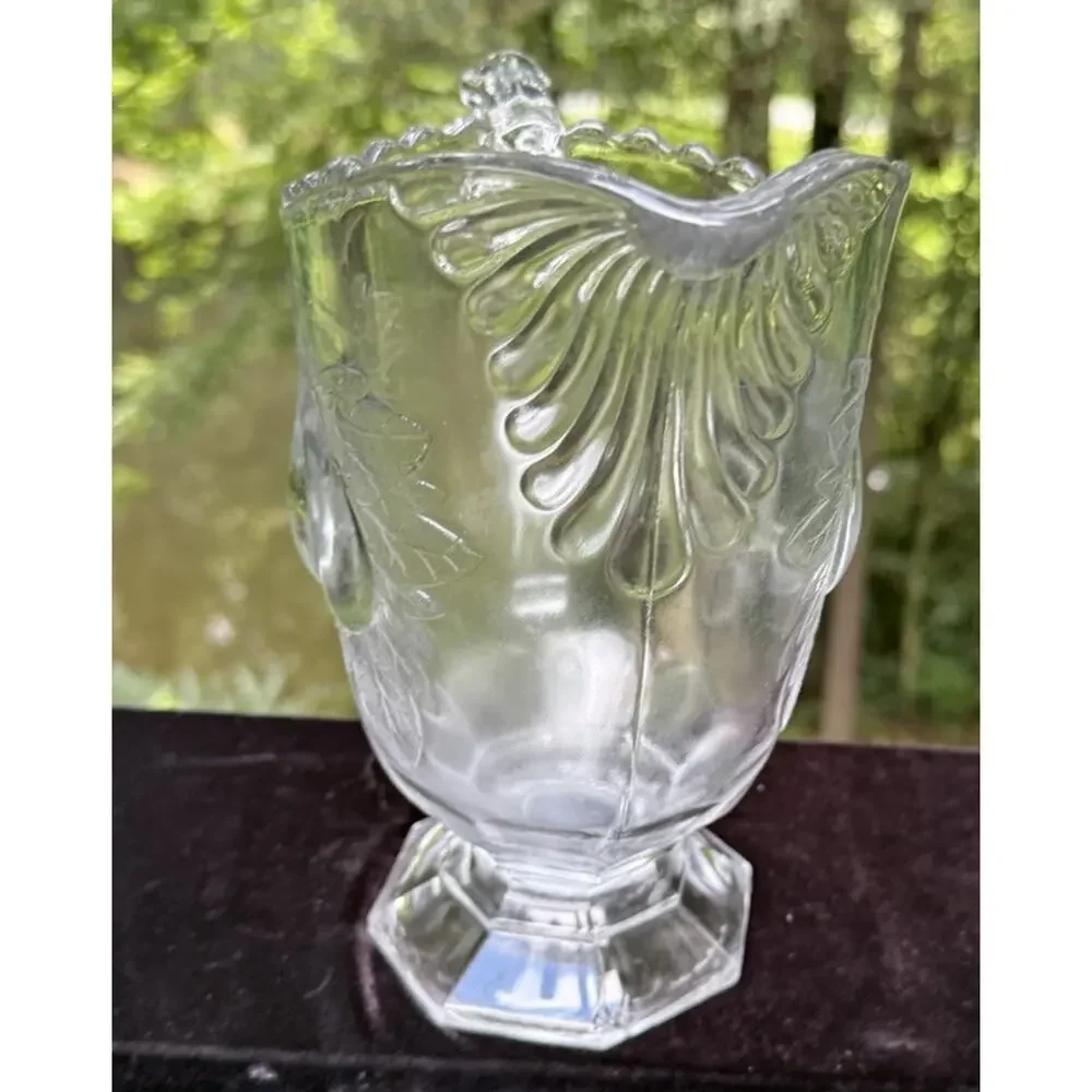 Jeannette Glass- Adams Baltimore Pear Depression Glass Clear Creamer